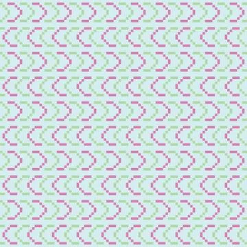 Pixel art seamless vector pattern Stockillustratie