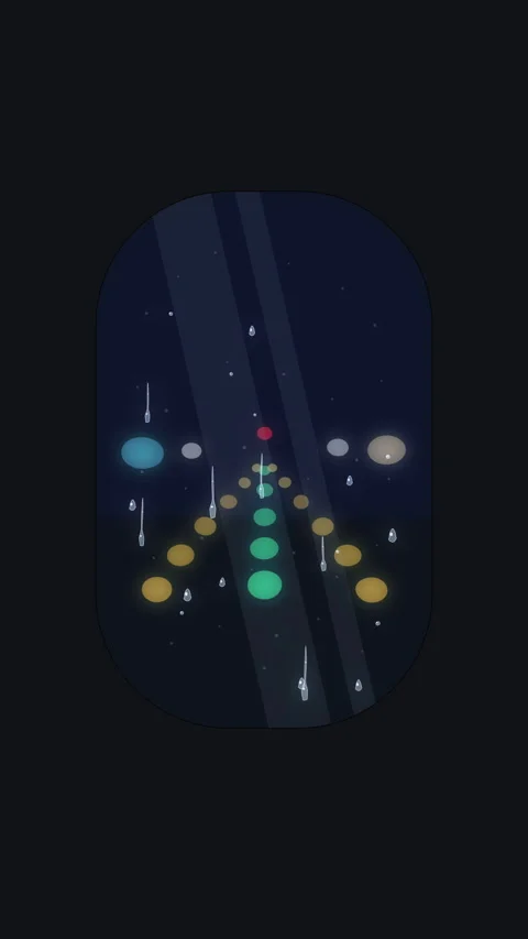 Pixel art space flight loop featuring glowing stars and spaceship cockpit window Stock Footage 346739850