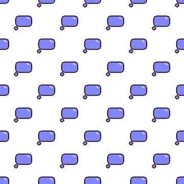 Pixel art speech bubbles seamless pattern background 스톡 일러스트
