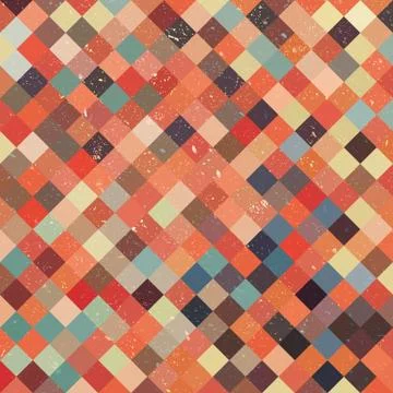 Pixel art style background Stock Illustration