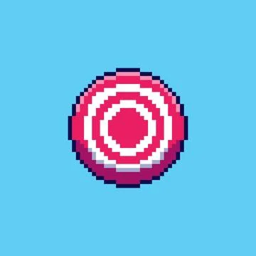 Pixel art Target Icon game asset design Stock-Illustration