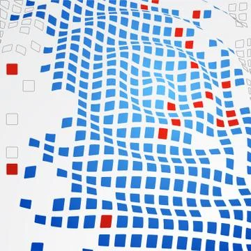 Pixel art. Vector background Illustrazione stock