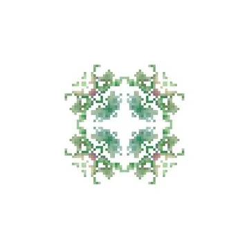 Pixel art vector illustration. Pixel art design element. Pixel art pattern. 스톡 일러스트