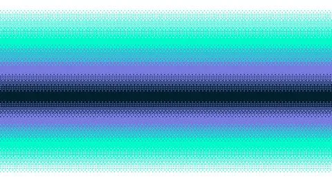 Pixel art vibrant colors gradient on white. Seamless dithering vector background Ilustração Stock