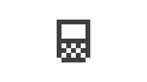 Pixel art web icons motion graphic HD animation on white background Stock Footage 72138210