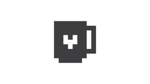 Pixel art web icons motion graphic HD animation on white background Stock Footage 72138217