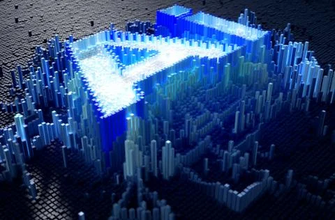 Pixel Artificial Intelligence イラスト素材