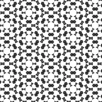 Pixel Artistic Seamless Pattern Design Resource Graphic Overlay Stock Illustration