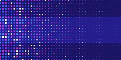 Pixel background. Abstract gradient background. Neon dots. Stock Illustration