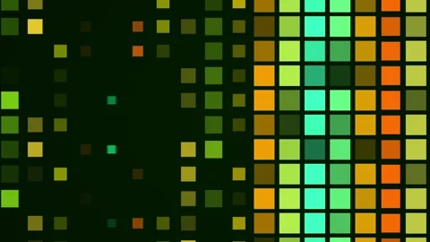 Pixel background in different colors, background with pixels, retro backgrou Stock Footage 244035424