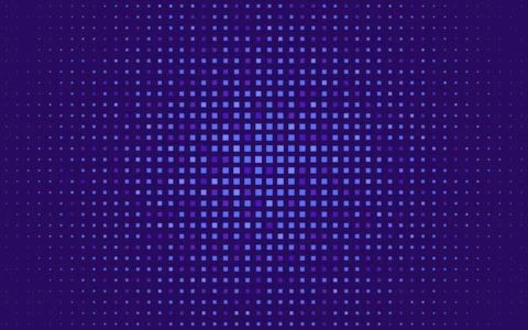 Pixel background. Futuristic digital texture with violet shapes. Square grid  스톡 일러스트
