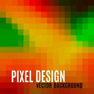 Pixel Background Stock Illustration