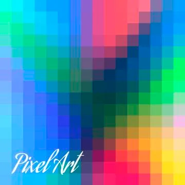 Pixel Background 스톡 일러스트