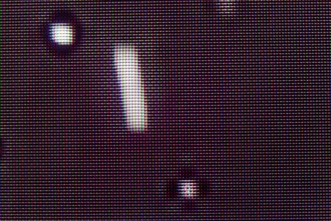 Pixel background layout exhibits a dark matrix made of digital electronic b.. Ilustração Stock