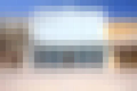 Pixel background pattern - abstract graphics grid blur texture. Stock Photos