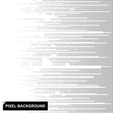 Pixel background. Science and technology background. Stock Illustration