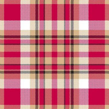 Pixel background vector design. Modern seamless pattern plaid. Square texture 스톡 일러스트