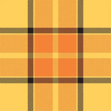 Pixel background vector design. Modern seamless pattern plaid. Square texture Stock Illustration
