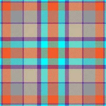 Pixel background vector design. Modern seamless pattern plaid. Square texture イラスト素材