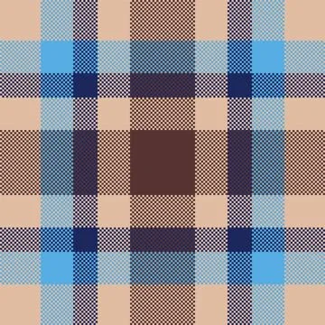 Pixel background vector design. Modern seamless pattern plaid. Square texture 库存插图
