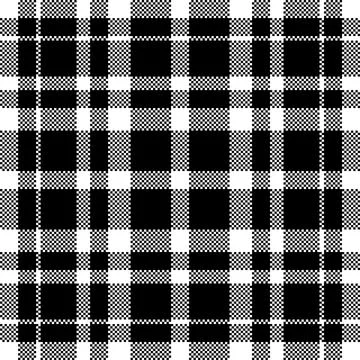Pixel background vector design. Modern seamless pattern plaid. Square texture Stockillustratie