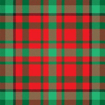Pixel background vector design. Modern seamless pattern plaid. Square texture Stockillustratie