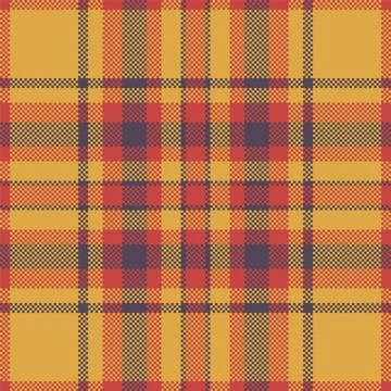 Pixel background vector design. Modern seamless pattern plaid. Square texture Stock Illustration