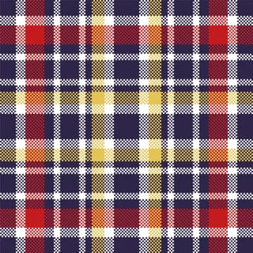 Pixel background vector design. Modern seamless pattern plaid. Square texture Illustrazione stock