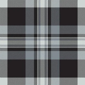 Pixel background vector design. Modern seamless pattern plaid. Square texture Stock Illustration