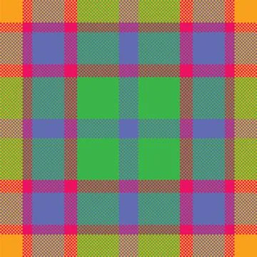 Pixel background vector design. Modern seamless pattern plaid. Square texture Stock Illustration