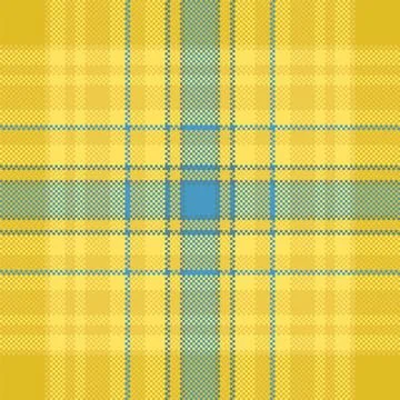 Pixel background vector design. Modern seamless pattern plaid. Square texture Stock Illustration