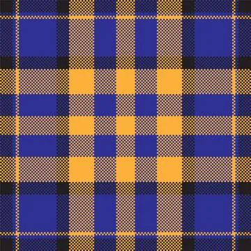 Pixel background vector design. Modern seamless pattern plaid. Square texture Stock Illustration