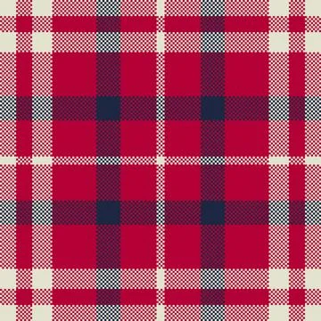 Pixel background vector design. Modern seamless pattern plaid. Square texture Illustrazione stock