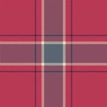 Pixel background vector design. Modern seamless pattern plaid. Square texture Stock Illustration