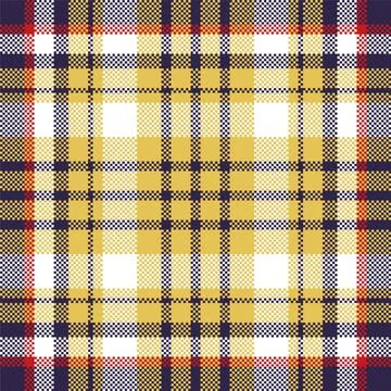 Pixel background vector design. Modern seamless pattern plaid. Square texture Illustrazione stock