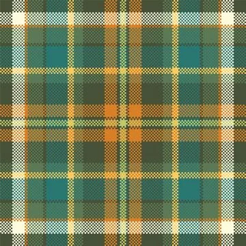 Pixel background vector design. Modern seamless pattern plaid. Square texture Stock Illustration