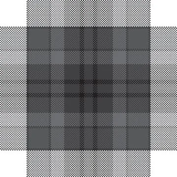 Pixel background vector design. Modern seamless pattern plaid. Square texture Stock Illustration