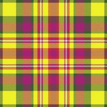 Pixel background vector design. Modern seamless pattern plaid. Square texture Stock Illustration