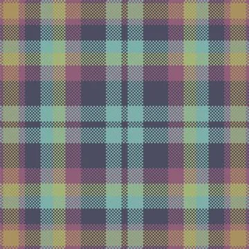 Pixel background vector design. Modern seamless pattern plaid. Square texture Stock Illustration