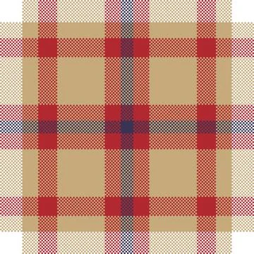 Pixel background vector design. Modern seamless pattern plaid. Square texture Stock Illustration