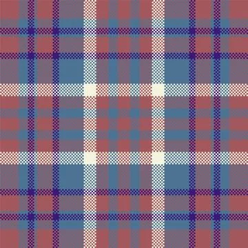Pixel background vector design. Modern seamless pattern plaid. Square texture Illustrazione stock