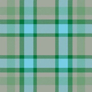 Pixel background vector design. Modern seamless pattern plaid. Square texture Stock Illustration