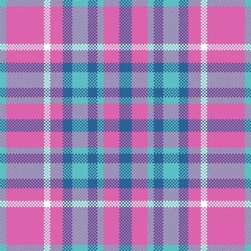 Pixel background vector design. Modern seamless pattern plaid. Square texture 스톡 일러스트