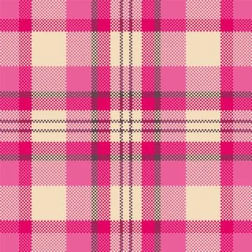 Pixel background vector design. Modern seamless pattern plaid. Square texture 스톡 일러스트