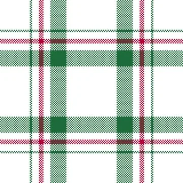 Pixel background vector design. Modern seamless pattern plaid. Square texture Illustrazione stock
