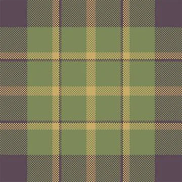 Pixel background vector design. Modern seamless pattern plaid. Square texture Stock Illustration
