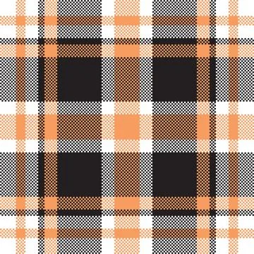 Pixel background vector design. Modern seamless pattern plaid. Square texture 스톡 일러스트