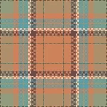 Pixel background vector design. Modern seamless pattern plaid. Square texture Stock Illustration