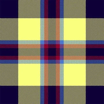 Pixel background vector design. Modern seamless pattern plaid. Square texture Illustrazione stock