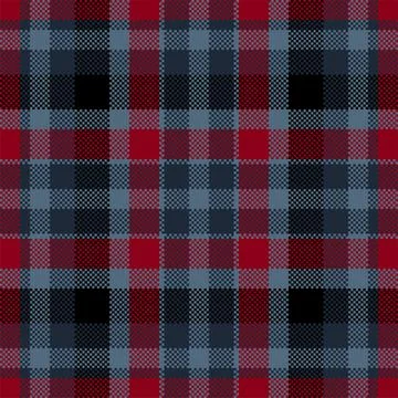 Pixel background vector design. Modern seamless pattern plaid. Square texture 스톡 일러스트